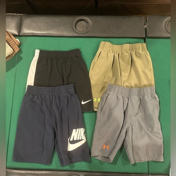 Nike Other - Nike and under armour boys shorts size 6/7. 4 pair included